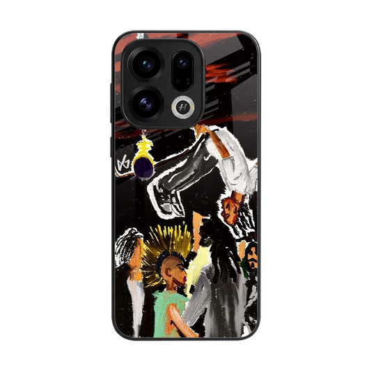 Gravity Break back phone cover | glass case for oppo find x9