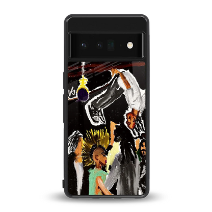 Gravity Break back phone cover | glass case for google pixel 6 pro
