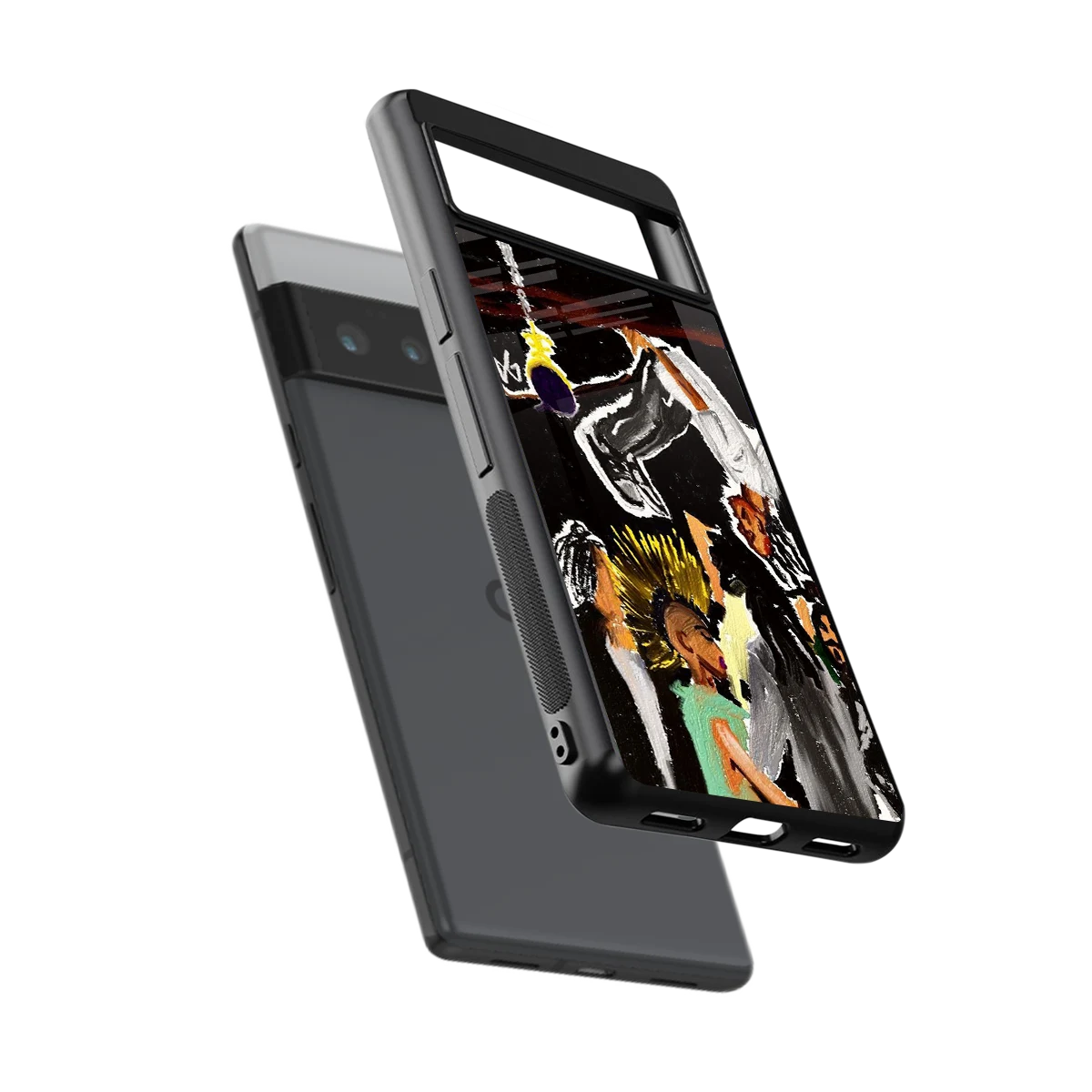 Gravity Break sleek google pixel 6 pro cover with tempered glass back and TPU edges