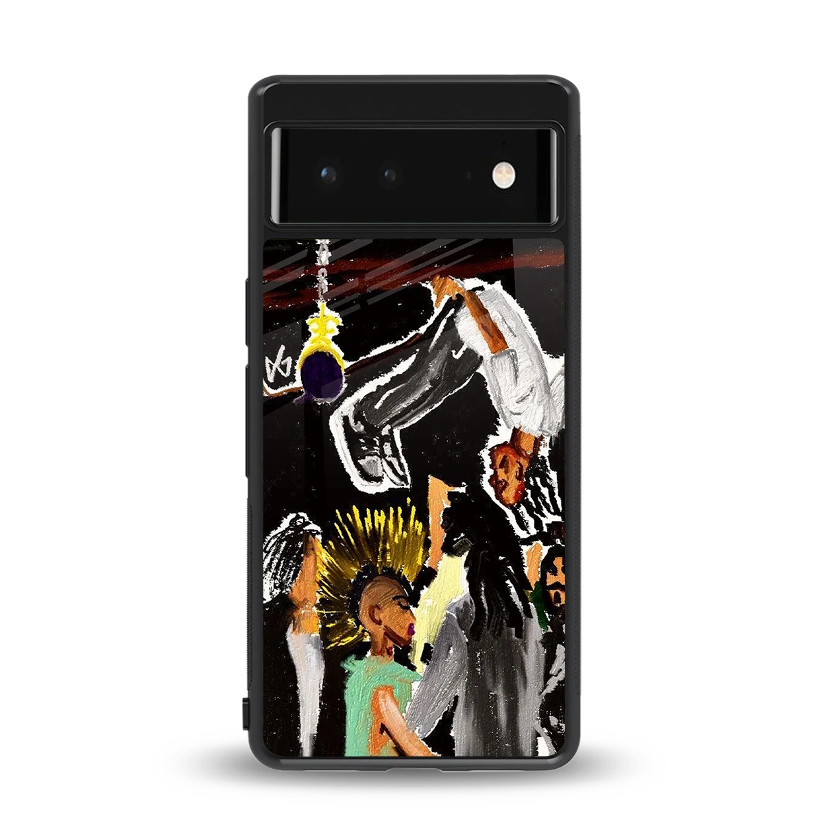 Gravity Break back phone cover | glass case for google pixel 6a