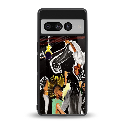 Gravity Break back phone cover | glass case for google pixel 7 pro