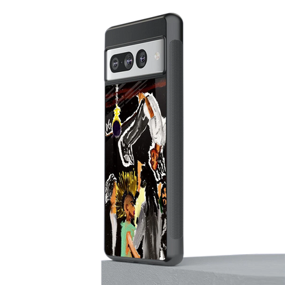 Gravity Break stylish phone case for google pixel 7 pro | glossy glass and slim fit