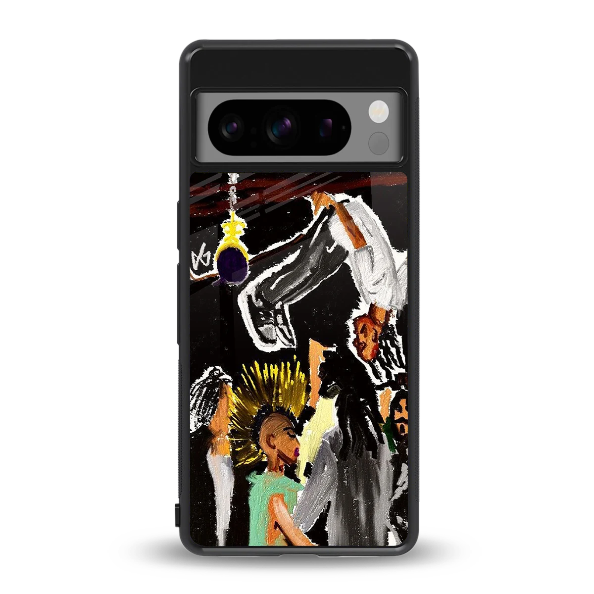 Gravity Break back phone cover | glass case for google pixel 8 pro
