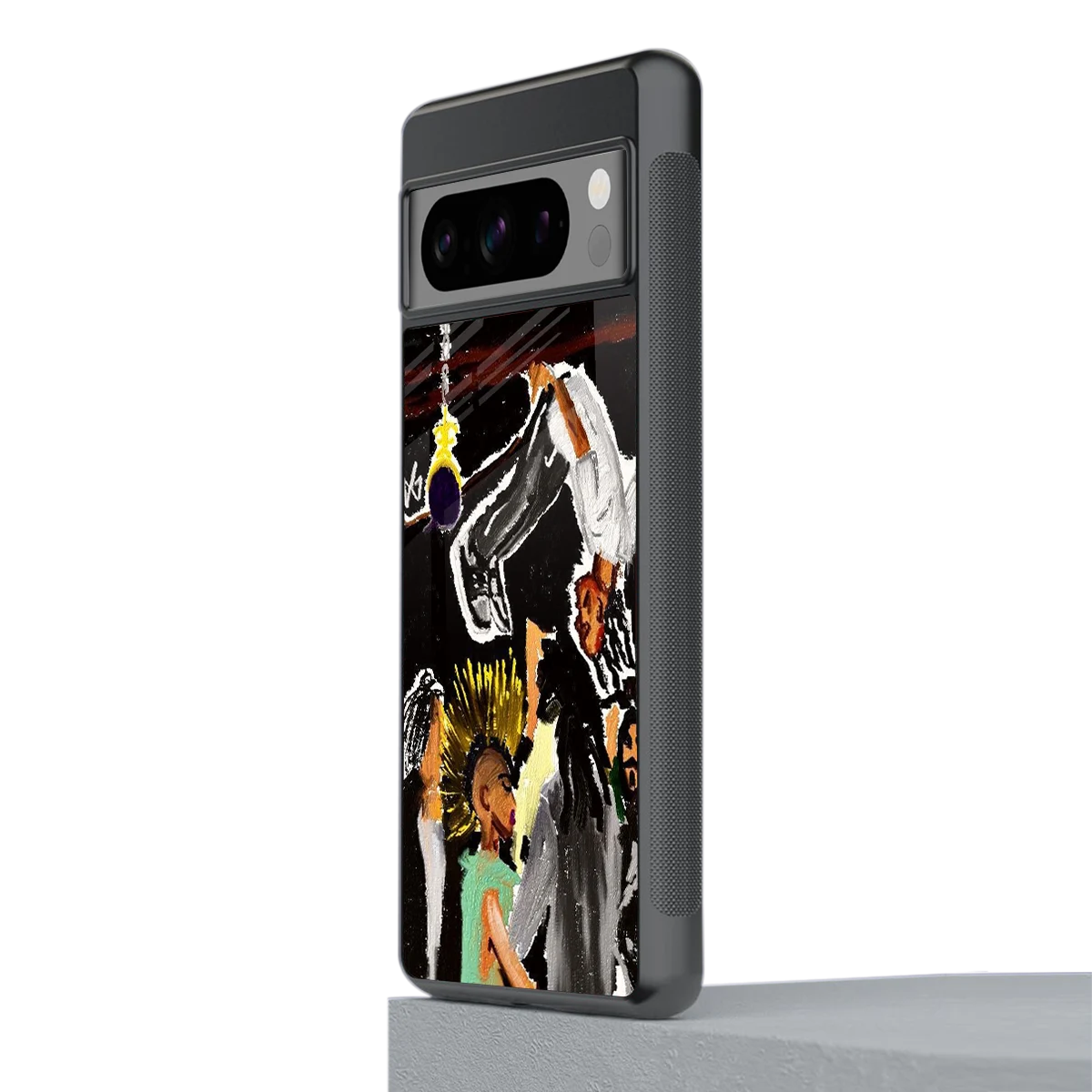 Gravity Break stylish phone case for google pixel 8 pro | glossy glass and slim fit
