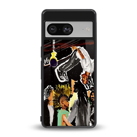 Gravity Break back phone cover | glass case for google pixel 8