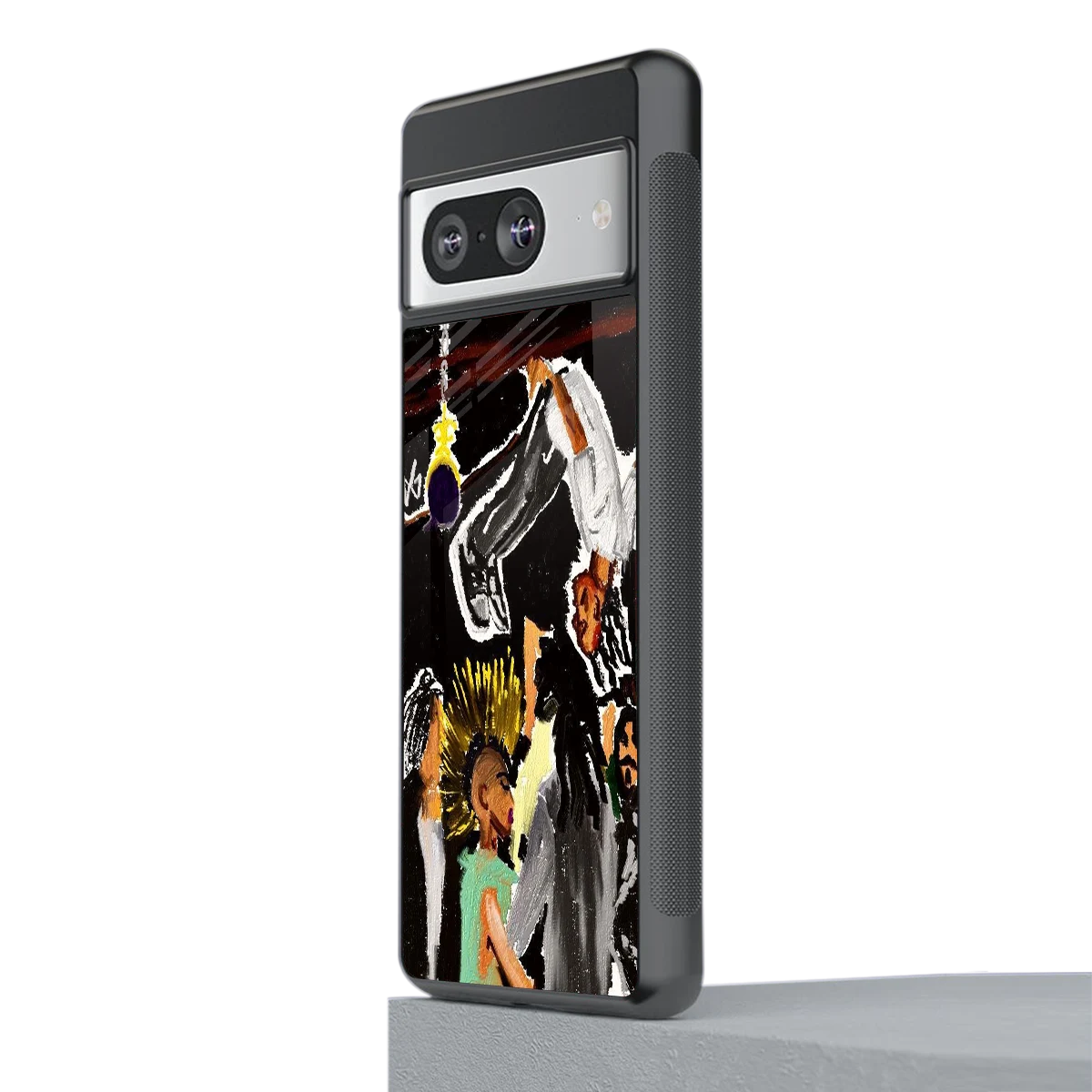 Gravity Break stylish phone case for google pixel 8 | glossy glass and slim fit