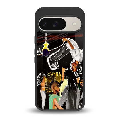 Gravity Break back phone cover | glass case for google pixel 9