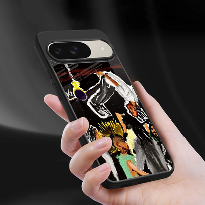 Gravity Break sleek google pixel 9 cover with tempered glass back and TPU edges