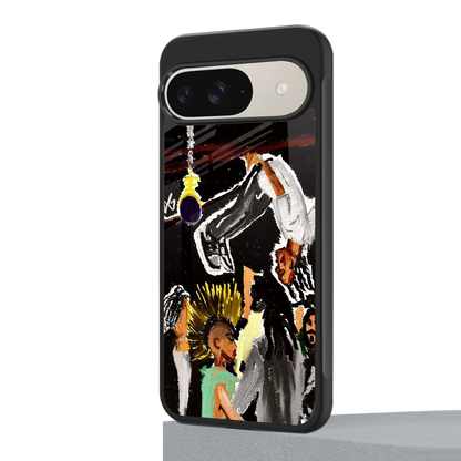 Gravity Break google pixel 9 mobile cover | shockproof glass phone case