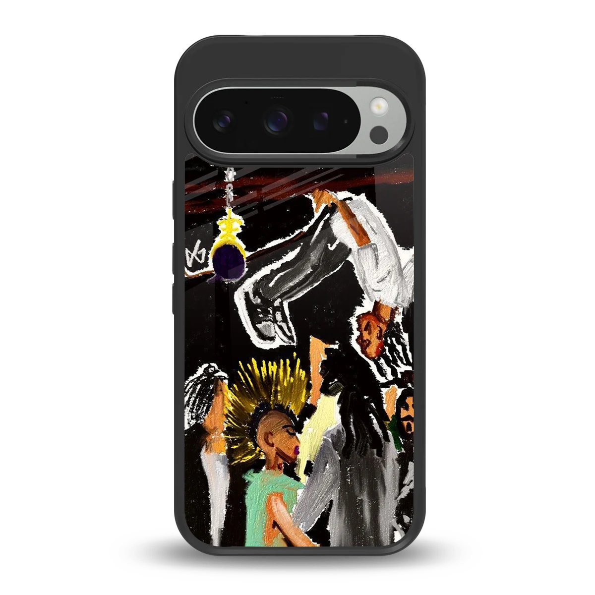 Gravity Break back phone cover | glass case for google pixel 9 pro xl
