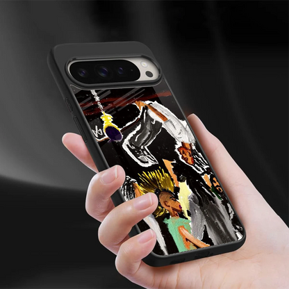 Gravity Break sleek google pixel 9 pro xl cover with tempered glass back and TPU edges