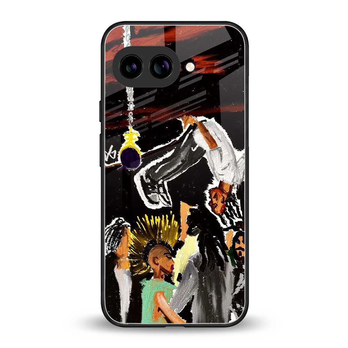 Gravity Break back phone cover | glass case for google pixel 10a
