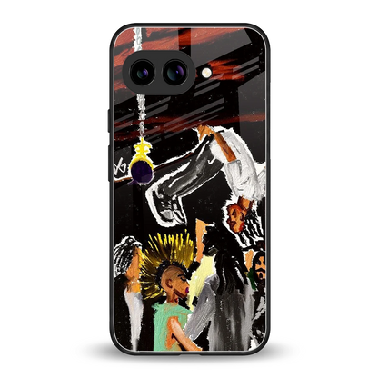 Gravity Break back phone cover | glass case for google pixel 10a