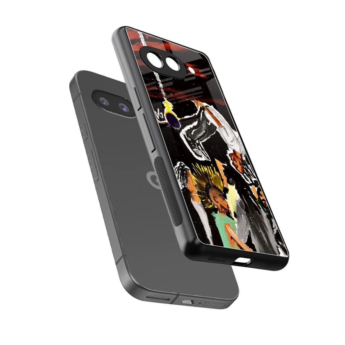 Gravity Break sleek google pixel 10a cover with tempered glass back and TPU edges