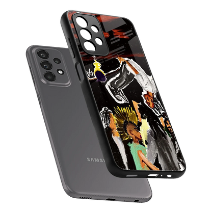 Gravity Break sleek samsung galaxy a23 cover with tempered glass back and TPU edges
