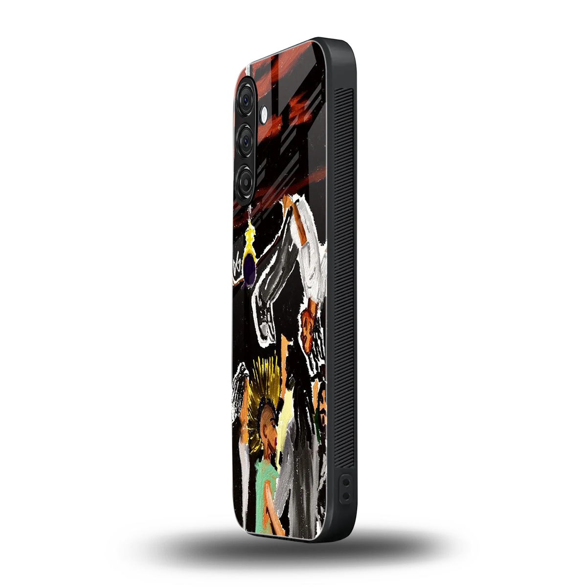 Gravity Break samsung galaxy a55 5g mobile cover | shockproof glass phone case