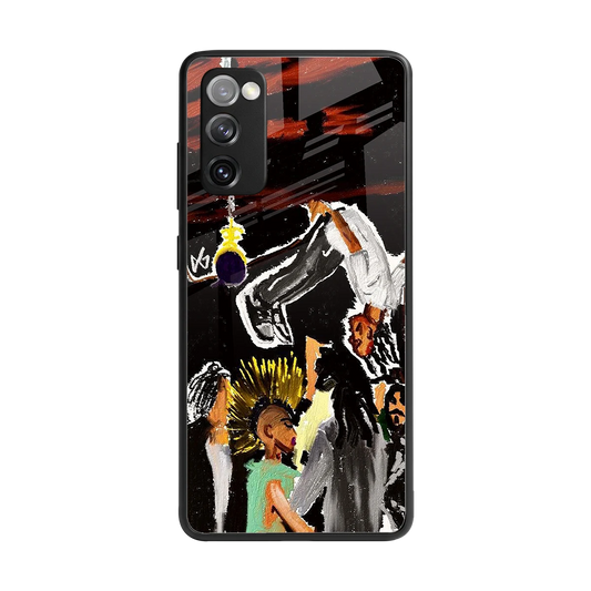 Gravity Break back phone cover | glass case for samsung galaxy s20 fe