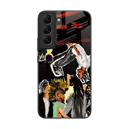 Gravity Break back phone cover | glass case for samsung galaxy s22