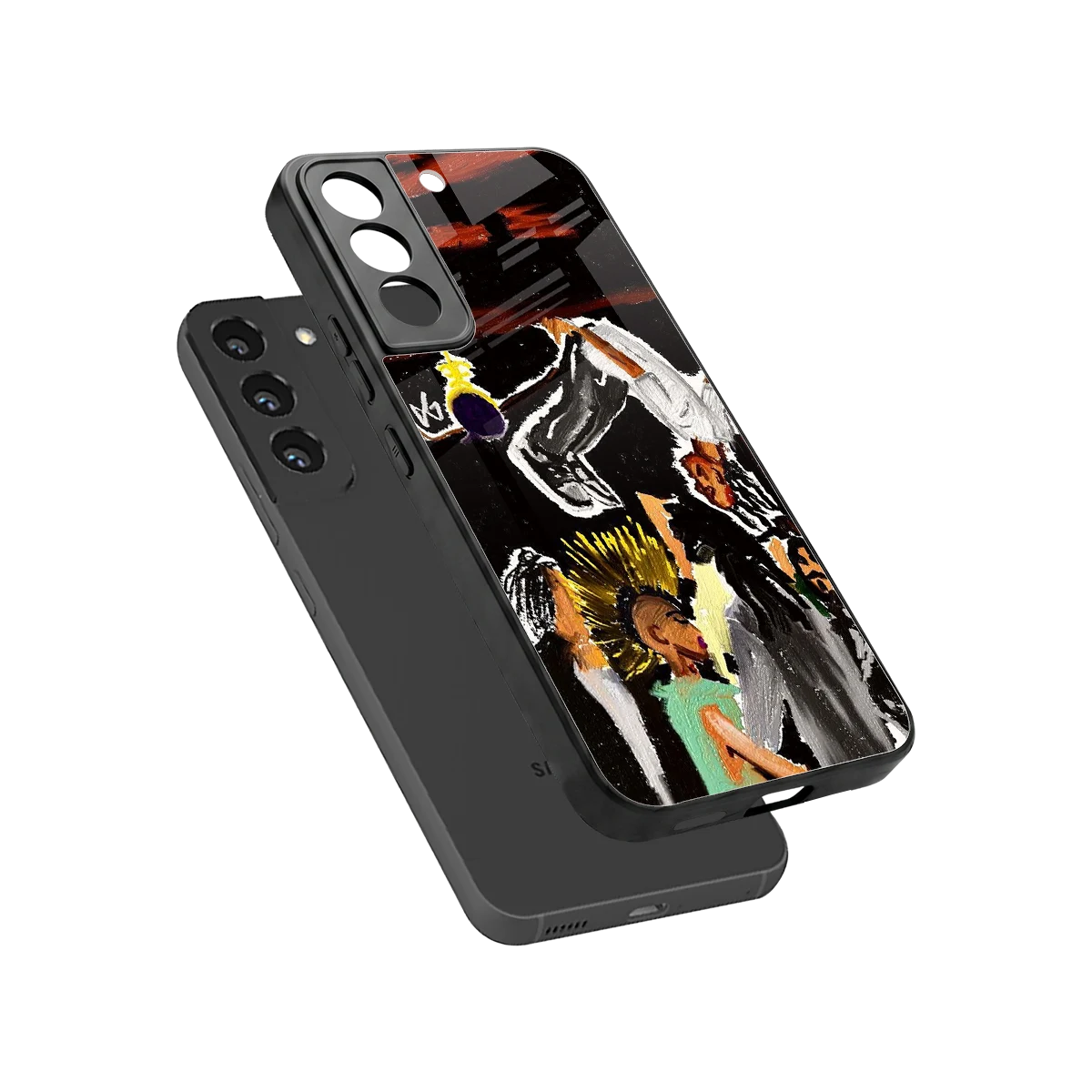 Gravity Break sleek samsung galaxy s22 cover with tempered glass back and TPU edges