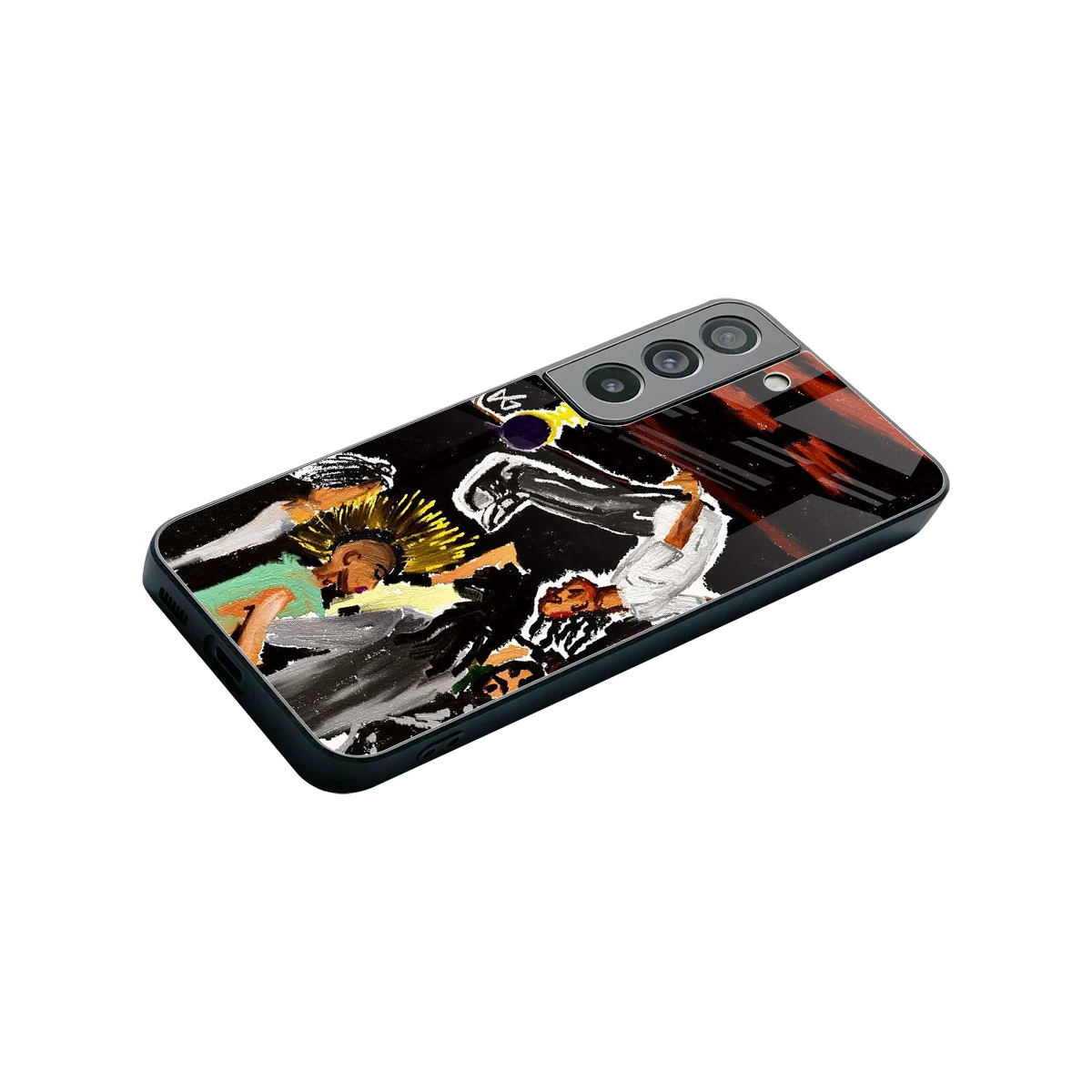Gravity Break stylish phone case for samsung galaxy s22 | glossy glass and slim fit