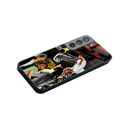 Gravity Break stylish phone case for samsung galaxy s22 | glossy glass and slim fit