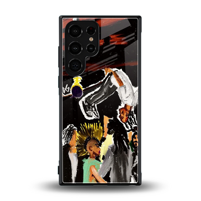 Gravity Break back phone cover | glass case for samsung galaxy s23 ultra