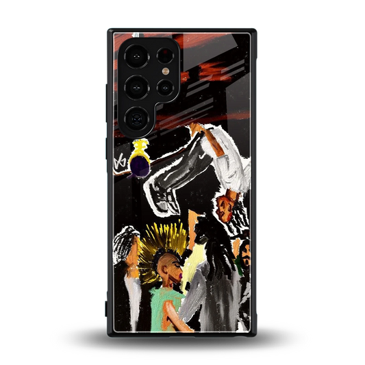 Gravity Break back phone cover | glass case for samsung galaxy s24 ultra