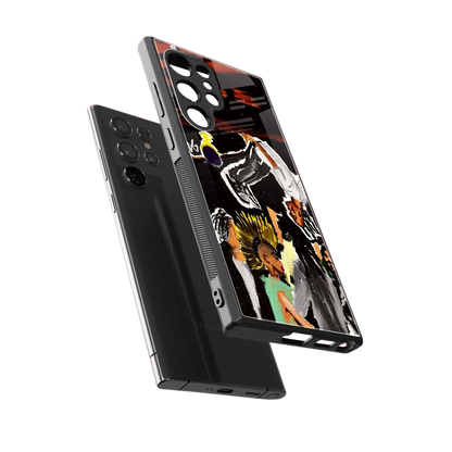 Gravity Break sleek samsung galaxy s23 ultra cover with tempered glass back and TPU edges