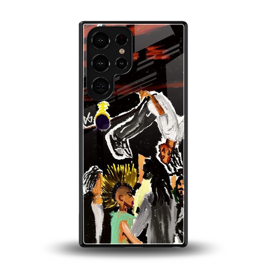 Gravity Break back phone cover | glass case for samsung galaxy s25 ultra