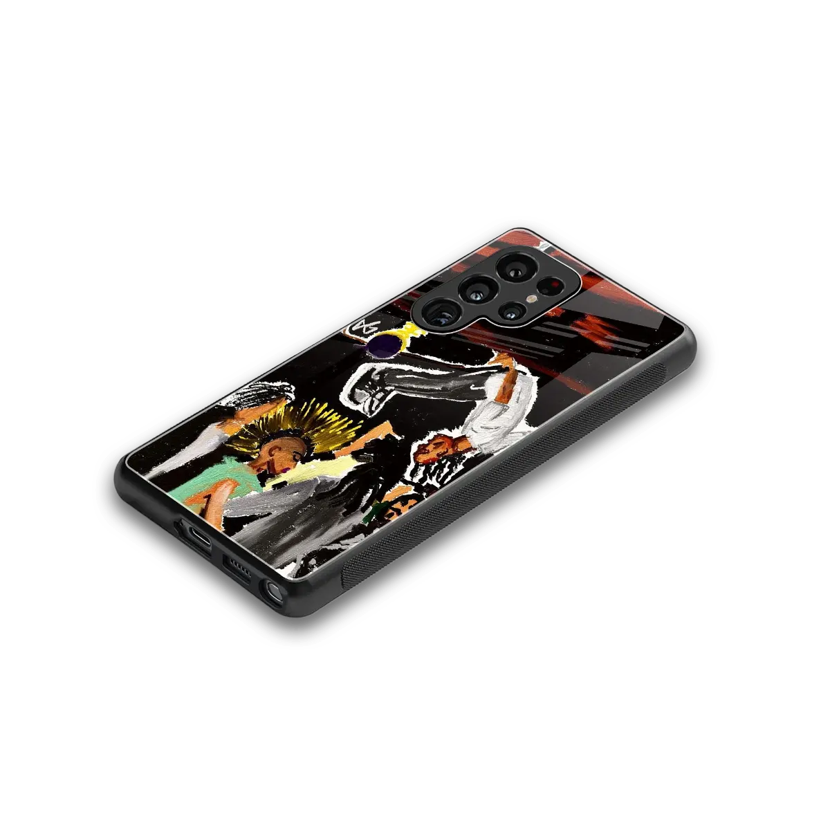 Gravity Break stylish phone case for samsung galaxy s25 ultra | glossy glass and slim fit