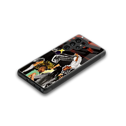 Gravity Break stylish phone case for samsung galaxy s25 ultra | glossy glass and slim fit