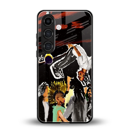 Gravity Break back phone cover | glass case for samsung galaxy s24 plus