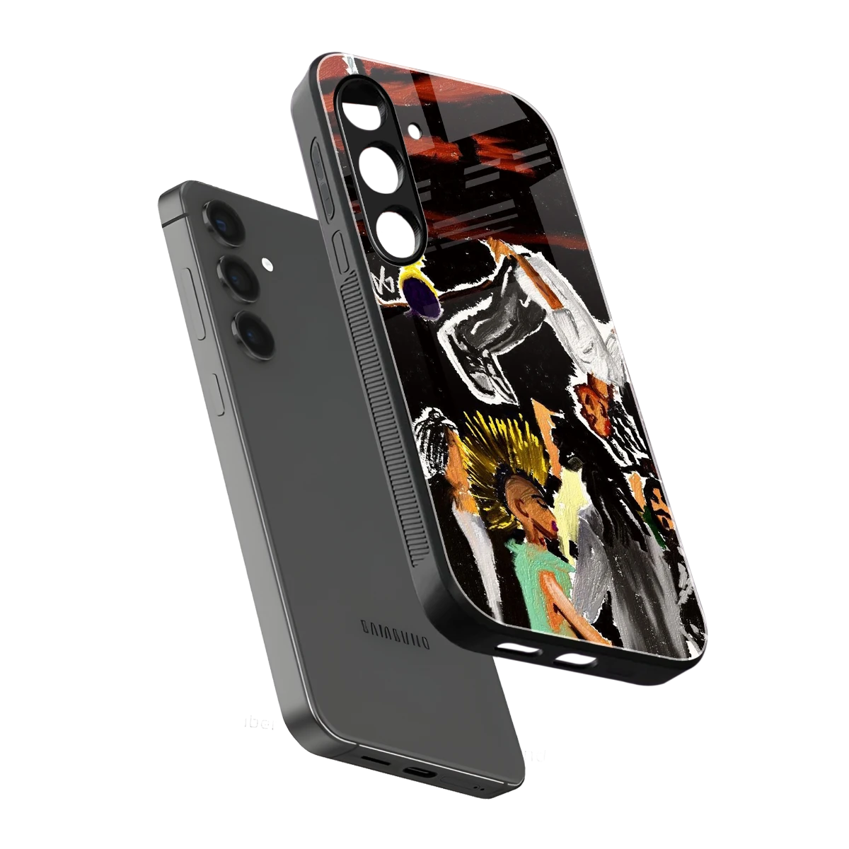 Gravity Break sleek samsung galaxy s24 cover with tempered glass back and TPU edges