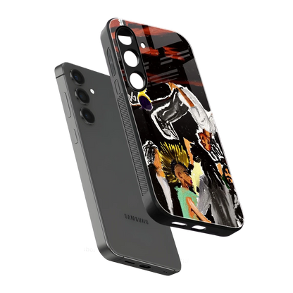 Gravity Break sleek samsung galaxy s24 cover with tempered glass back and TPU edges