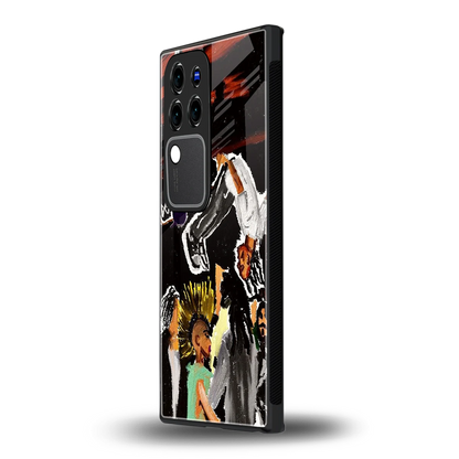 Gravity Breakvivo v30 pro mobile cover | shockproof glass phone case