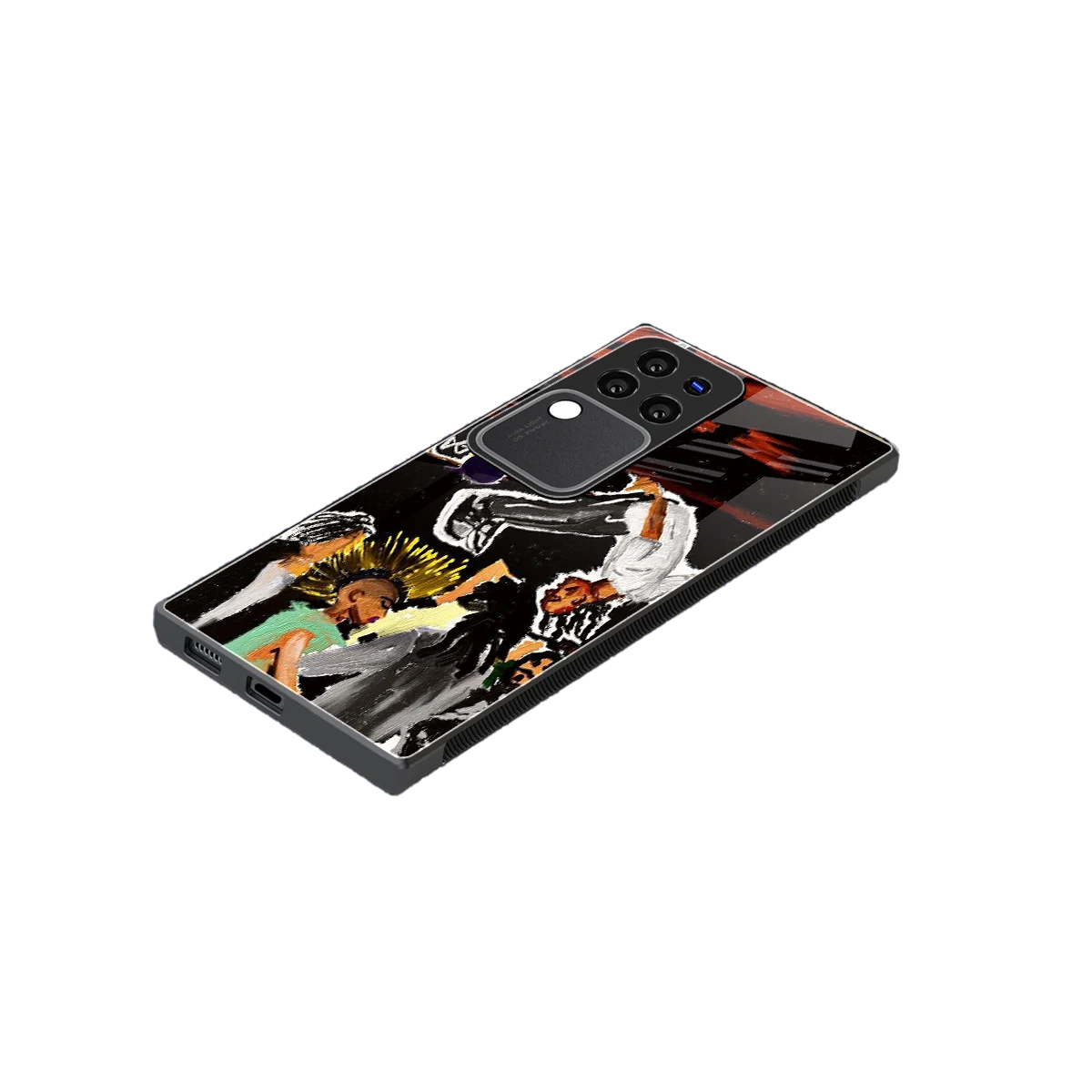 Gravity Break stylish phone case forvivo v30 pro | glossy glass and slim fit