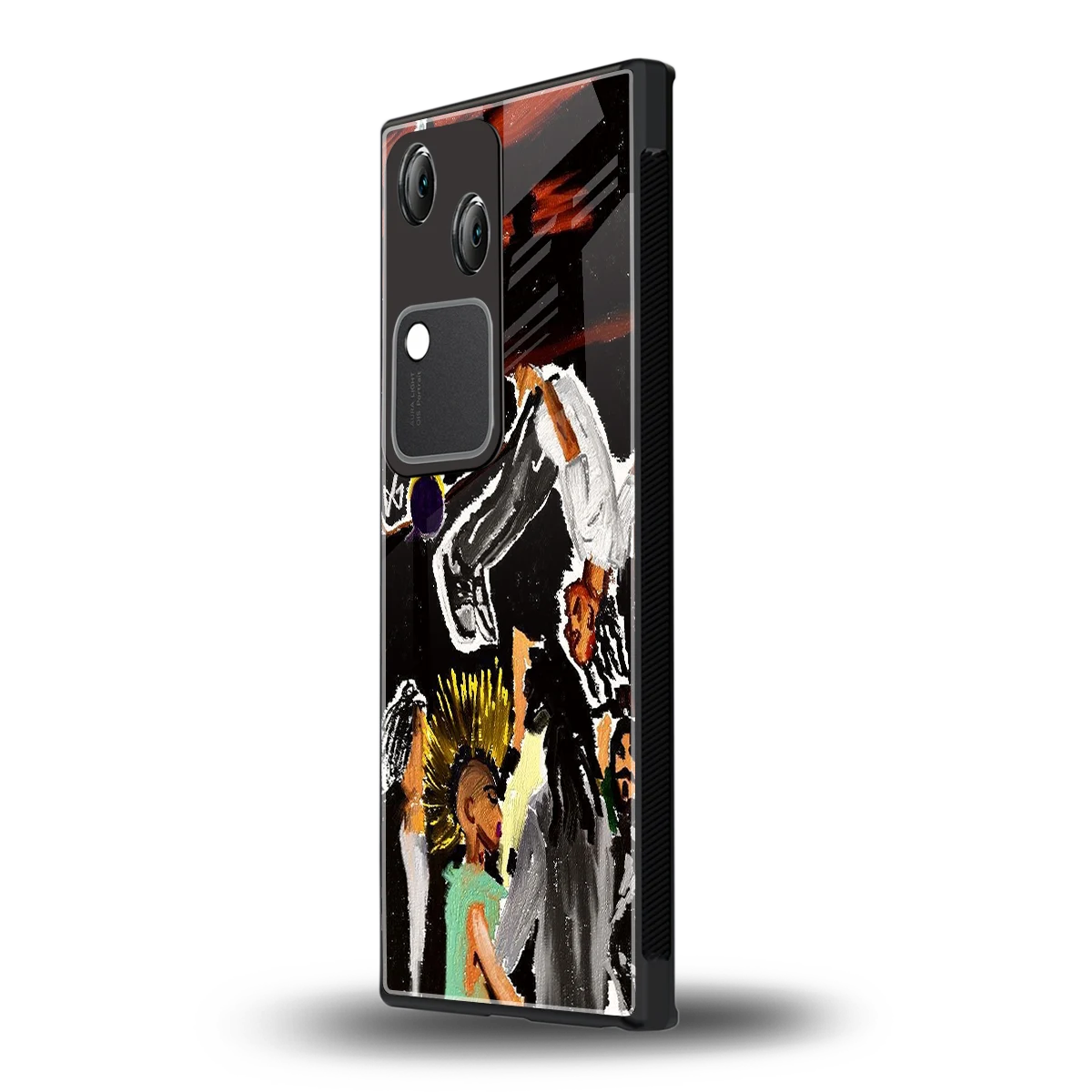 Gravity Break vivo v30 mobile cover | shockproof glass phone case