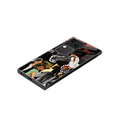 Gravity Break stylish phone case for vivo v30 | glossy glass and slim fit