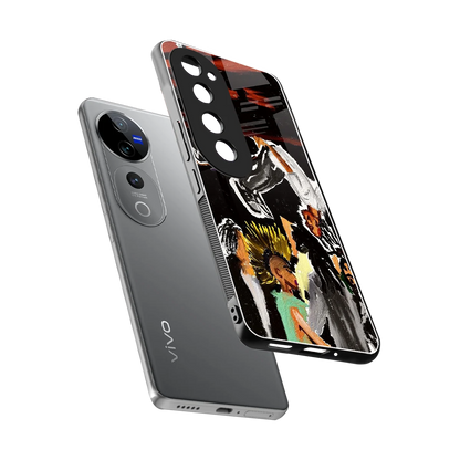 Gravity Break sleek vivo v40 pro cover with tempered glass back and TPU edges
