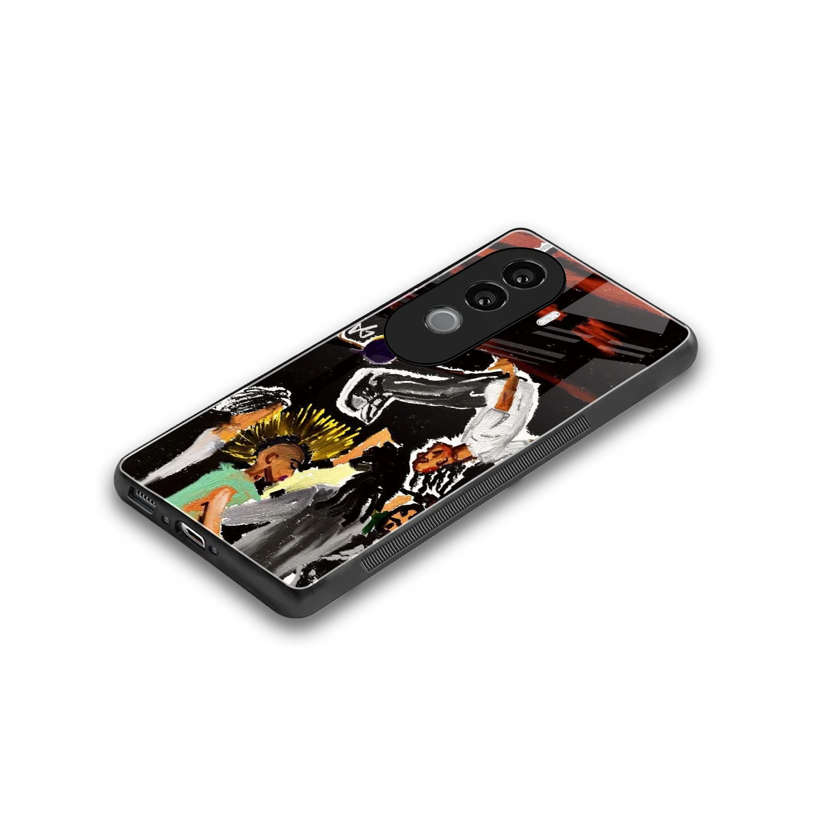 Gravity Break stylish phone case for vivo v40e | glossy glass and slim fit