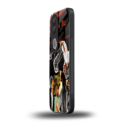 Gravity Break vivo v50 mobile cover | shockproof glass phone case