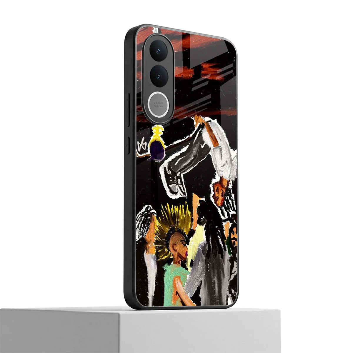 Gravity Break vivo v70 fe mobile cover | shockproof glass phone case