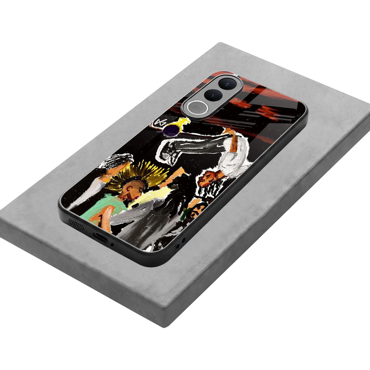 Gravity Break stylish phone case for vivo v70 fe | glossy glass and slim fit