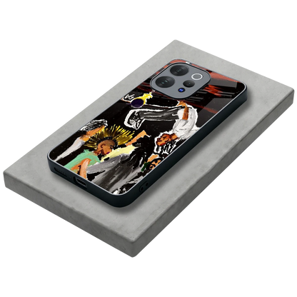 Gravity Break stylish phone case for vivo v70 | glossy glass and slim fit