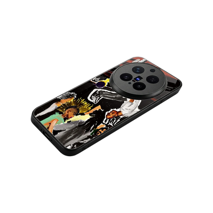 Gravity Break stylish phone case for vivo x300 pro | glossy glass and slim fit