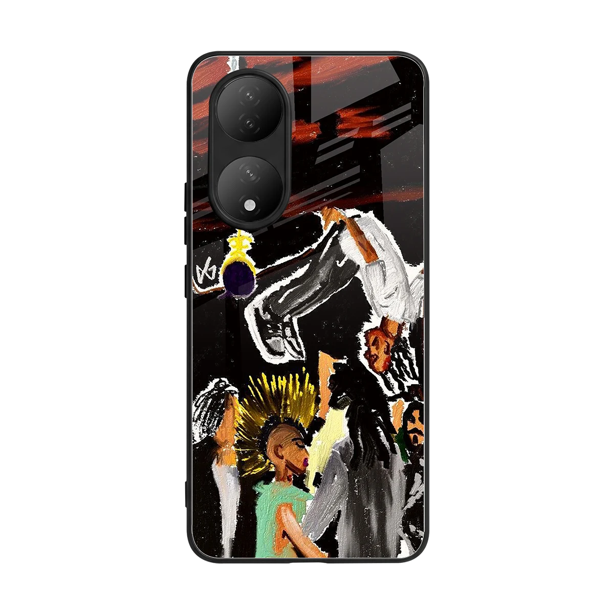Gravity Break back phone cover | glass case for Vivo-y100