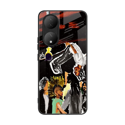Gravity Break back phone cover | glass case for Vivo-y100
