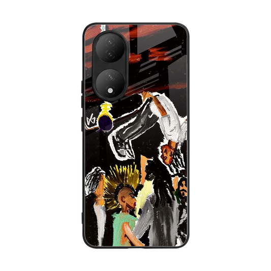 Gravity Break back phone cover | glass case for Vivo-y100