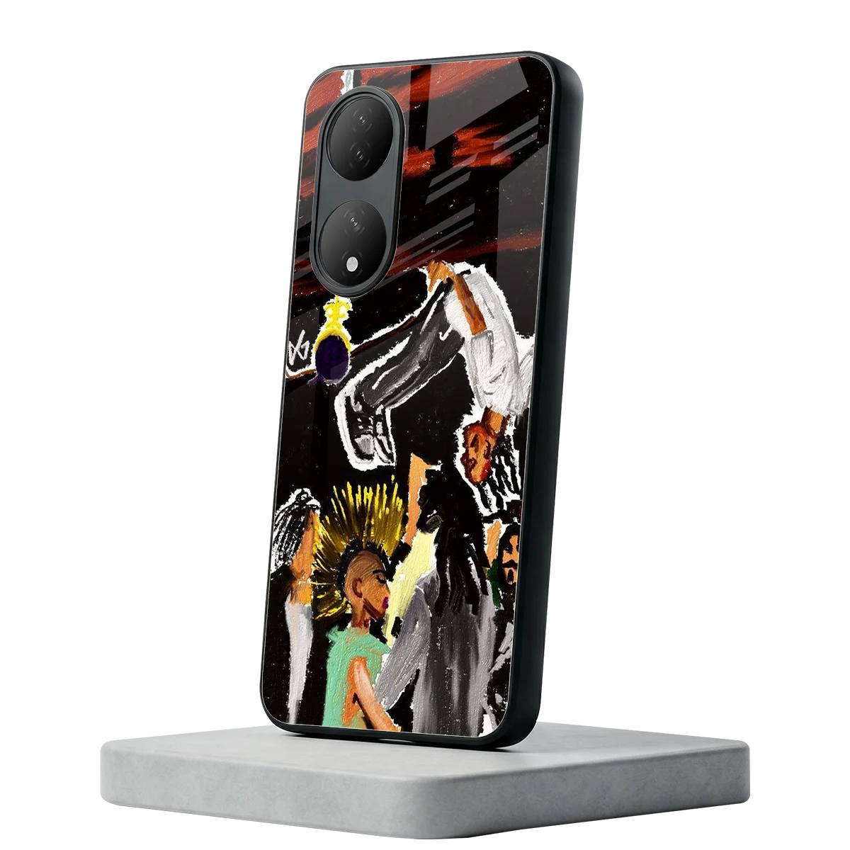 Gravity Break Vivo-y100 mobile cover | shockproof glass phone case