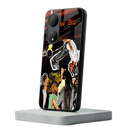 Gravity Break Vivo-y100 mobile cover | shockproof glass phone case